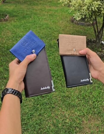 Men's Balebaily Long Wallet With Free Card Holder - (Buy 1 Get 1 Free)