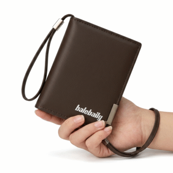 Balebaily Compact Short Wallet – Multi Card Holder with Money Clip & Coin Pocket - Black (3758470)