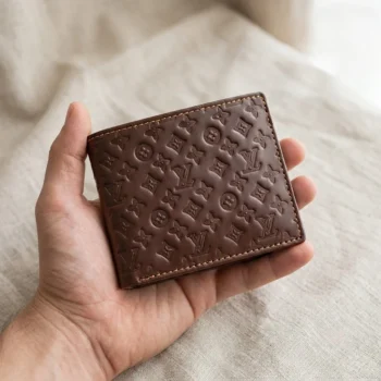 Men's Genuine Leather Bifold Wallet with Gift Box (3761980)